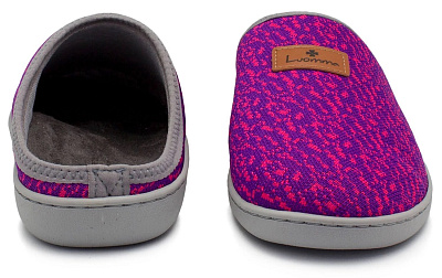 картинка Туфли домашние LM-803.016 жаккард пурпурные от интернет-магазина Ортимед
